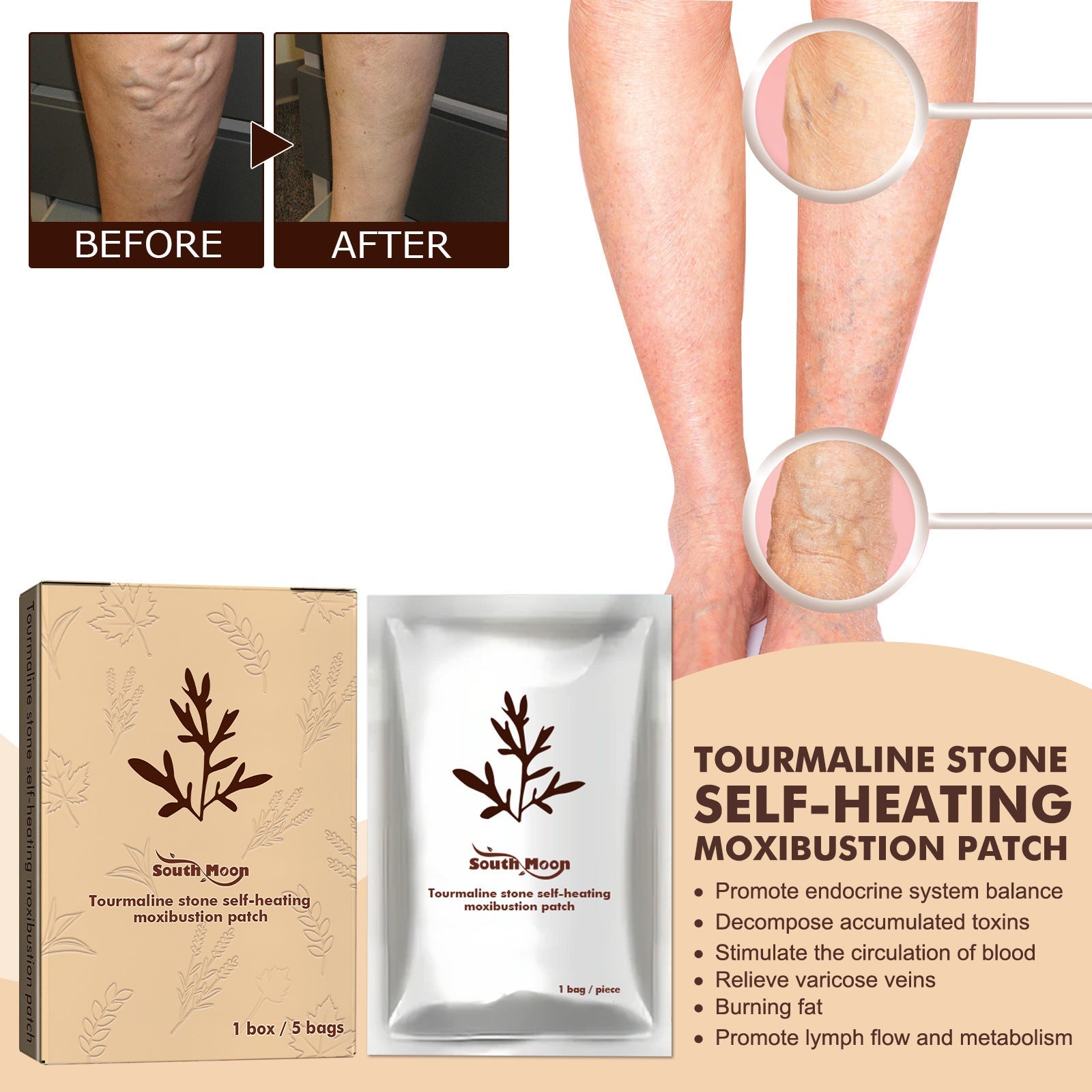 Self-Heating Moxibustion Plaster for Joint and Cervical Soothing - Teleplus joint massage cervical moxibustion plaster