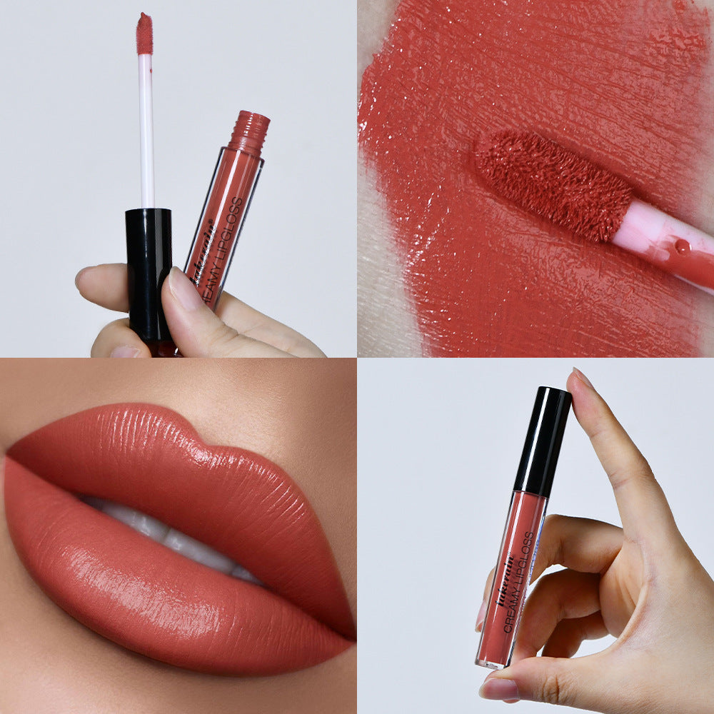 Semi Matte Velvet Waterproof Lip Glaze for Moisturizing and Universal Skin - Teleplus semi matte velvet waterproof cup