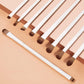 Set of 14pcs Soft Hair Makeup Brushes for Face Powder Blush and Eye Shadow - Teleplus pcs soft hair face powder blush