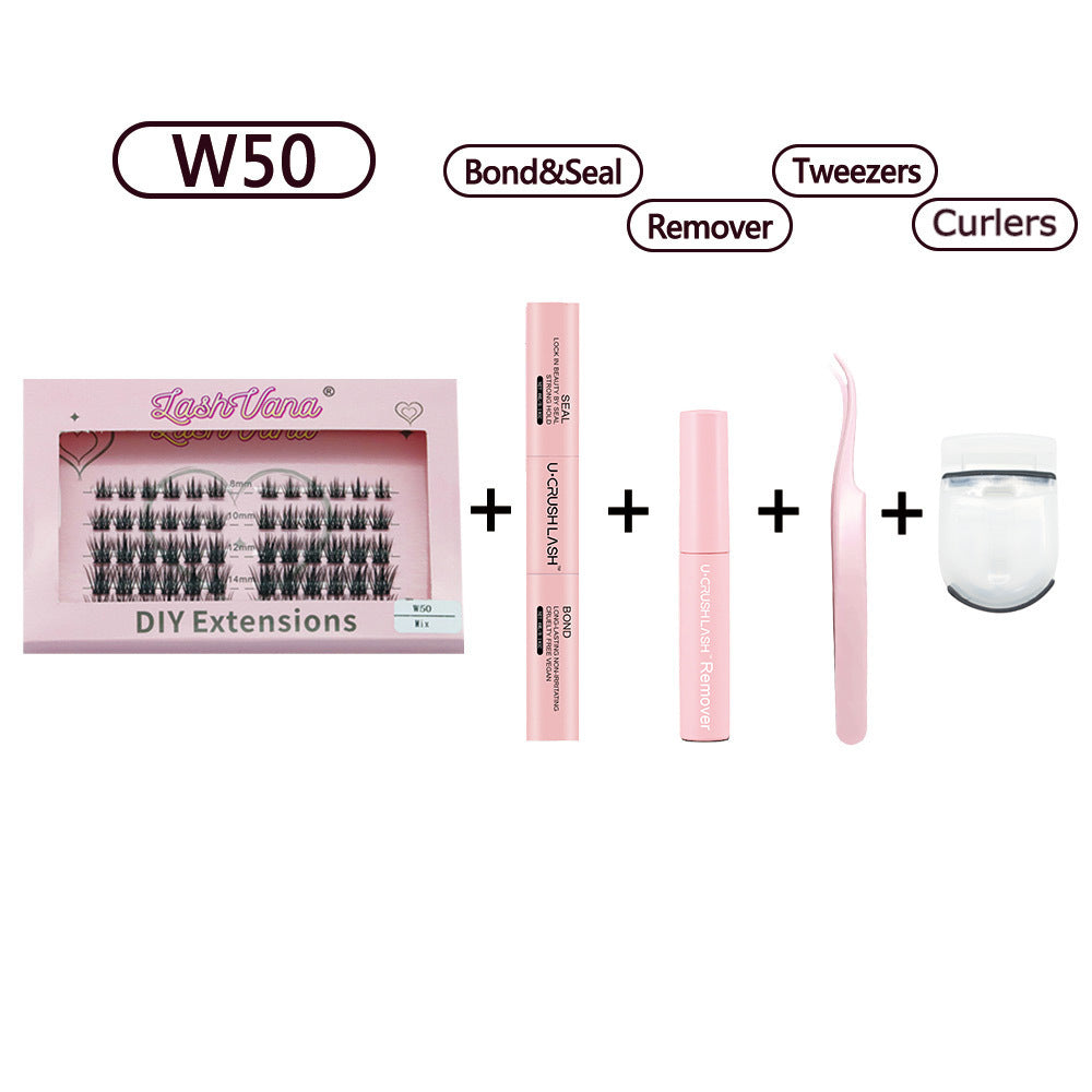 Set Of Thick Curly False Eyelashes - curly false eyelashes