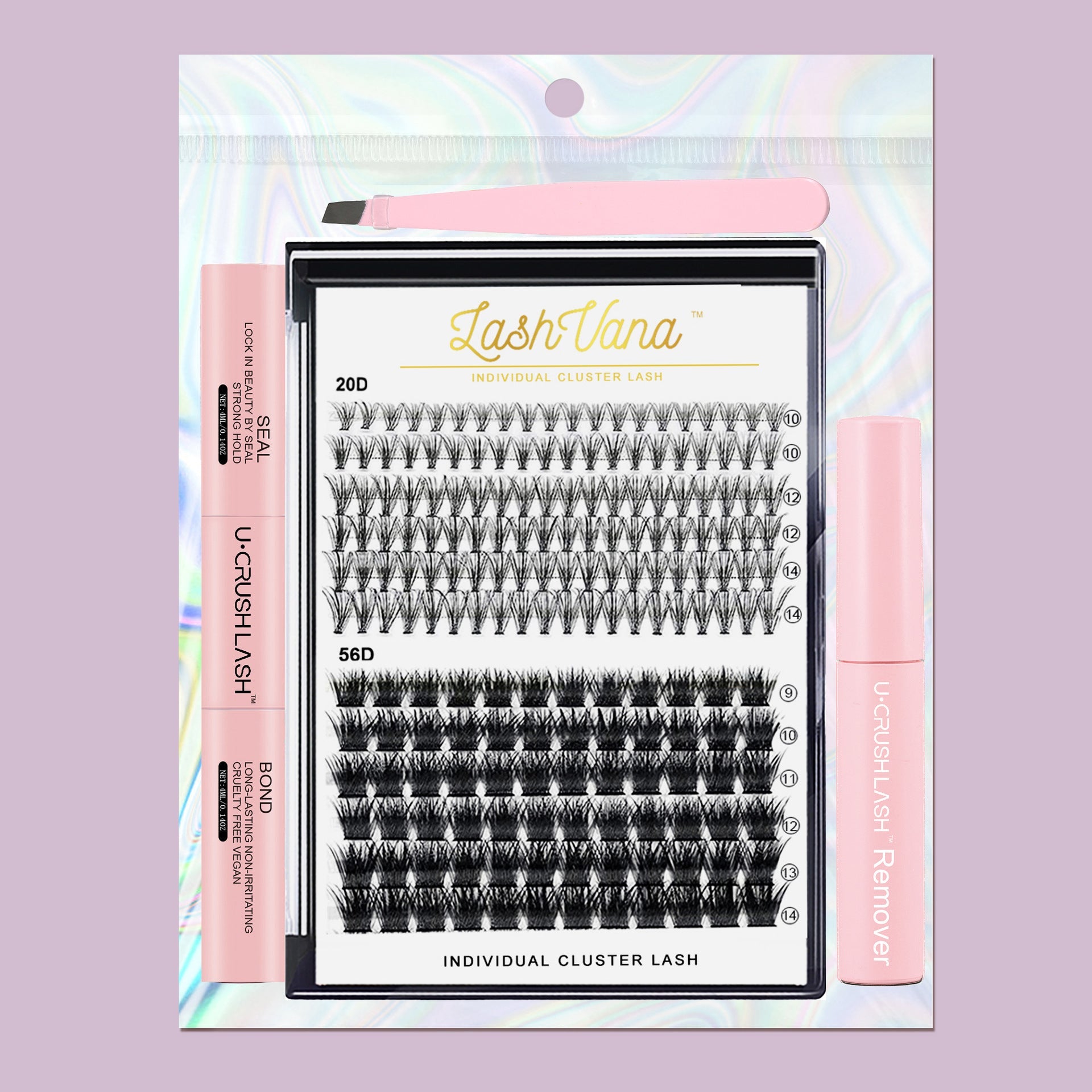 Set Of Thick Curly False Eyelashes - curly false eyelashes