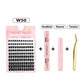 Set Of Thick Curly False Eyelashes - curly false eyelashes