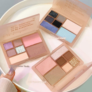 Seven-Color Comprehensive Plate for Novice and Glittering Highlight Repair - Teleplus comprehensive plate novice