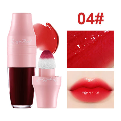 Shake Mirror Lip Gloss Set with Stain Lacquer and Waterproof Finish - Teleplus shake mirror lip stain lacquer