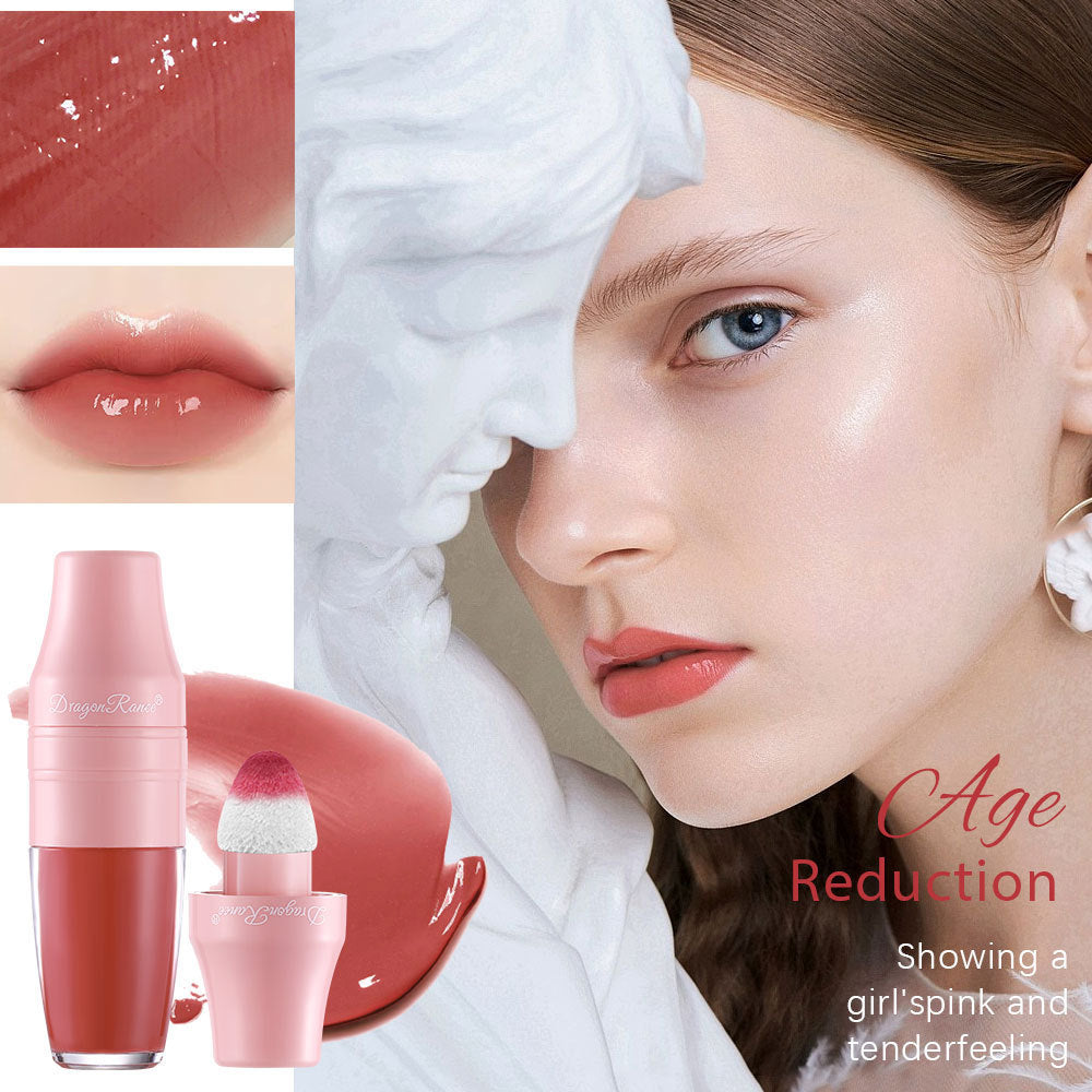 Shake Mirror Lip Gloss Set with Stain Lacquer and Waterproof Finish - Teleplus shake mirror lip stain lacquer
