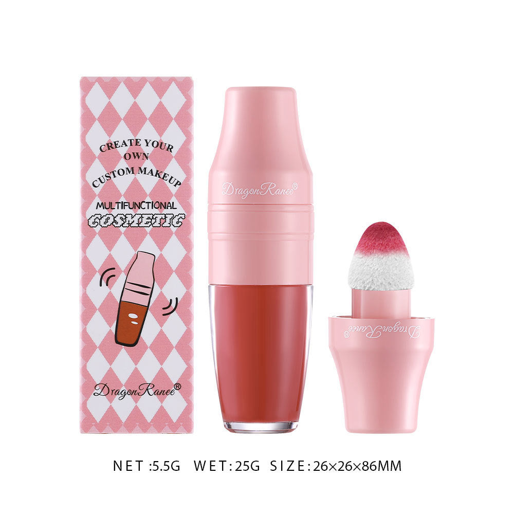 Shake Mirror Lip Gloss Set with Stain Lacquer and Waterproof Finish - Teleplus shake mirror lip stain lacquer