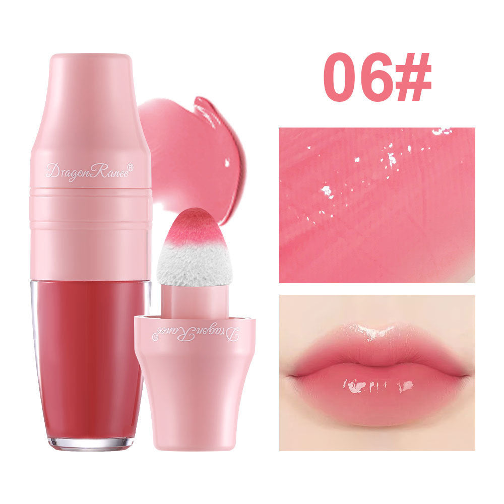 Shake Mirror Lip Gloss Set with Stain Lacquer and Waterproof Finish - Teleplus shake mirror lip stain lacquer