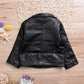 Shannon Leather Jacket for Boys Primary Secondary School Children Spring Autumn - Teleplus Youth shannon leather jacket