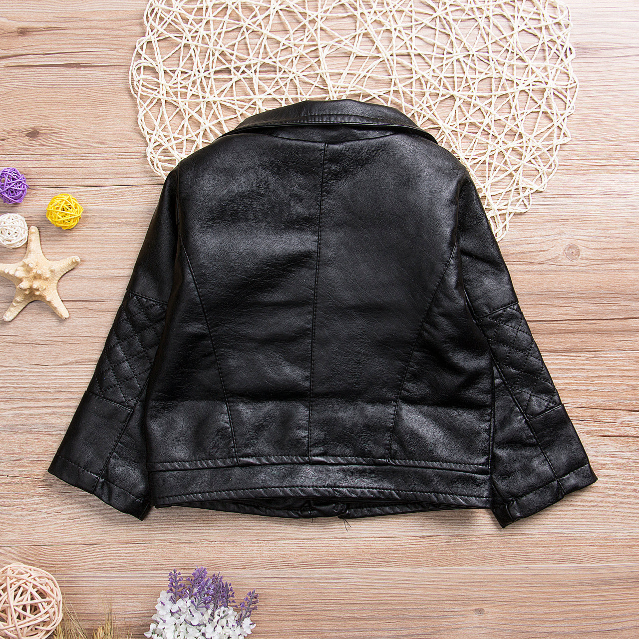 Shannon Leather Jacket for Boys Primary Secondary School Children Spring Autumn - Teleplus Youth shannon leather jacket