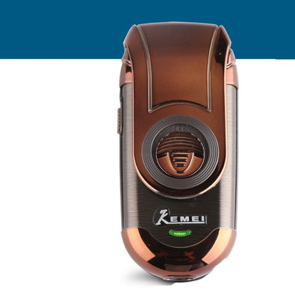 Rechargeable Electric Shaver with Dual Heads and European Standard Power - for Smooth Mishaps electric shaver