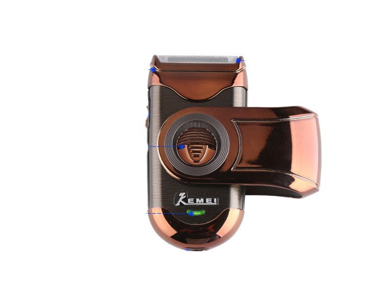 Rechargeable Electric Shaver with Dual Heads and European Standard Power - for Smooth Mishaps electric shaver