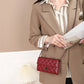 Leather Sheepskin Suitcase with Plaid Pattern in Multiple Colors for United States - Bag: Where Style Meets Phone