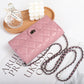 Sheepskin Large Capacity Phone Bag Embroidered Diamond Plaid - Sheepskin Bag: Where Style Meets Phone Luxury