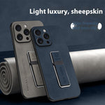 Sheepskin Magnetic Suction Bracket Protective Cover in Multiple Colors - sheepskin magnetic suction bracket protective