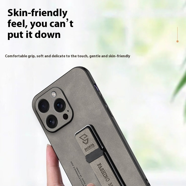 Sheepskin Magnetic Suction Bracket Protective Cover in Multiple Colors - sheepskin magnetic suction bracket protective