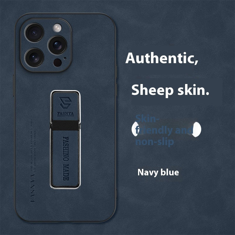 Sheepskin Magnetic Suction Bracket Protective Cover in Multiple Colors - sheepskin magnetic suction bracket protective