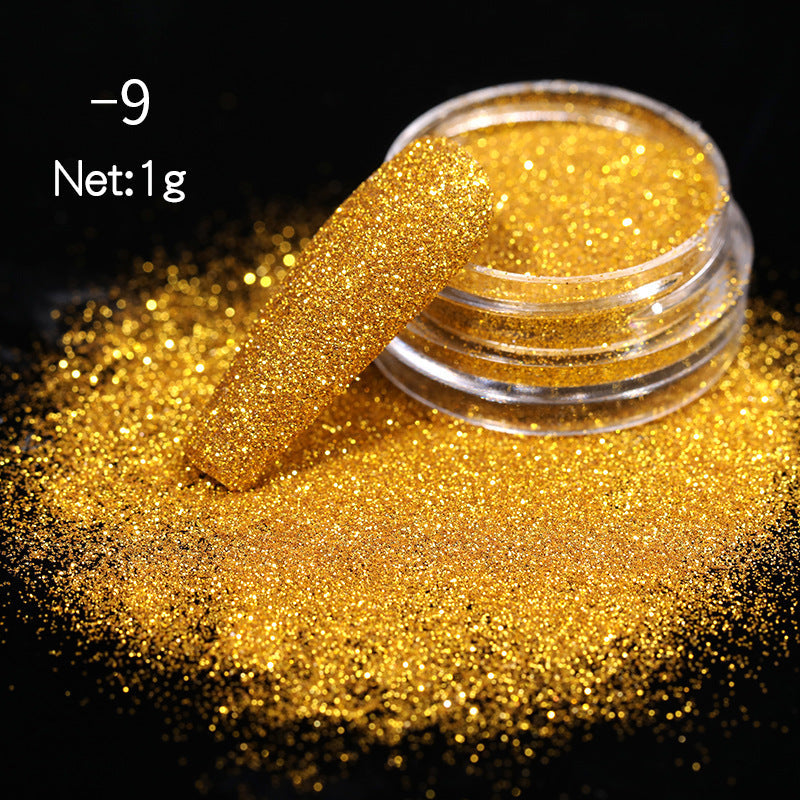 Shimmering Nail Powder Magic for DIY Nails and Luxury Art - Teleplus diy nail powder magic shimmering woolen