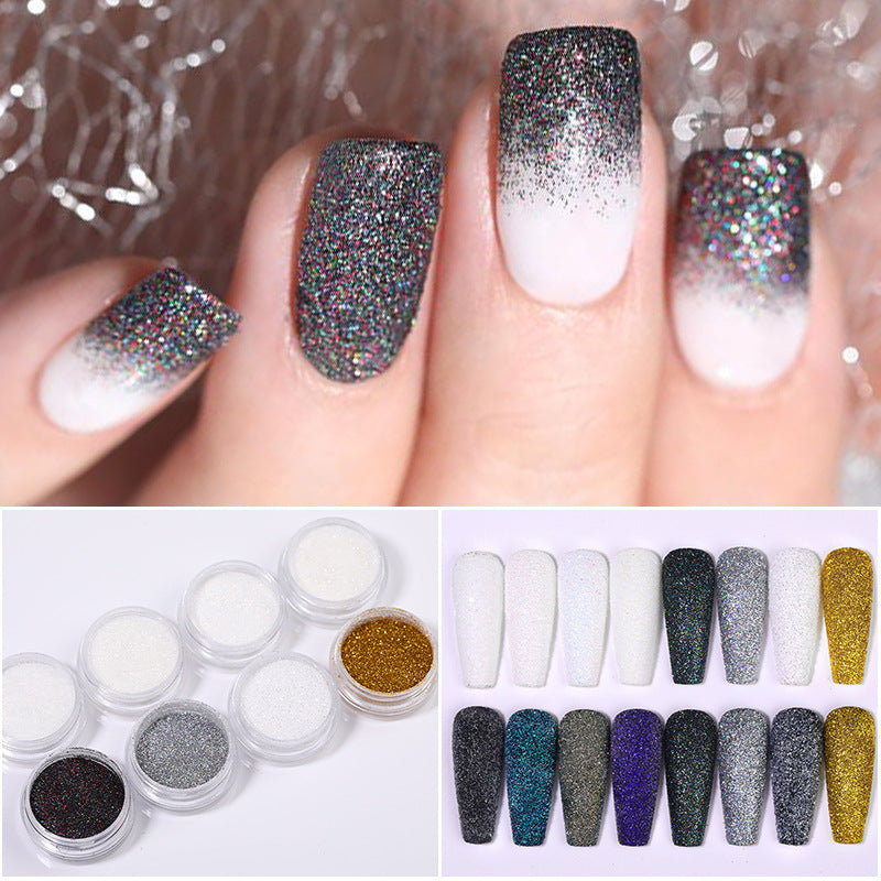 Shimmering Nail Powder Magic for DIY Nails and Luxury Art - Teleplus diy nail powder magic shimmering woolen