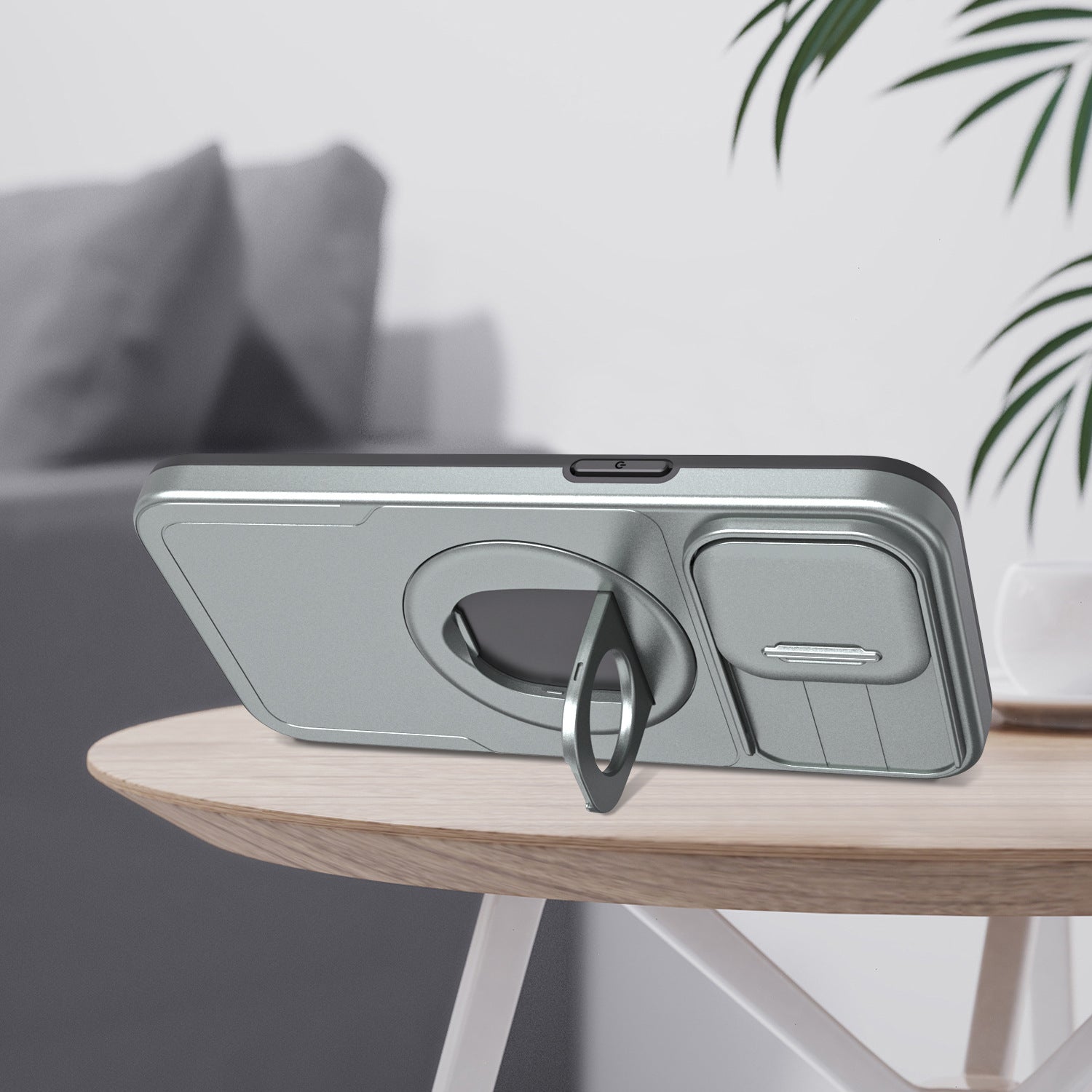 Shock Bracket Phone Case with Magnetic Suction and Anti-Fall Protection - shock bracket phone case