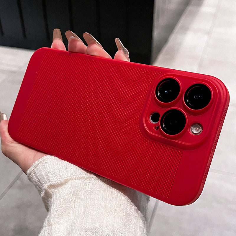 Shockproof Heat Dissipation PC Phone Case Compatible with iPhone Models Teleplus