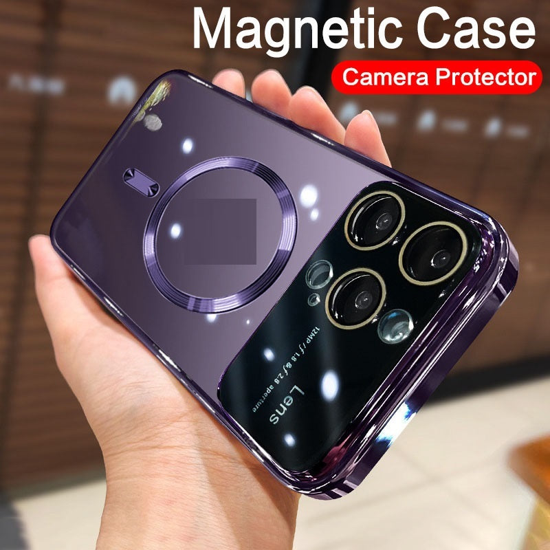 Shockproof TPU Case for Max iPhone13 Pro with Magnetic Attraction - pro max iphone13 iphone14 iphone