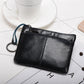 Short Cowhide Zipper Driver’s License Wallet Student Retro Male Coin Purse Coin Bag - Retro Style Wallet That’s