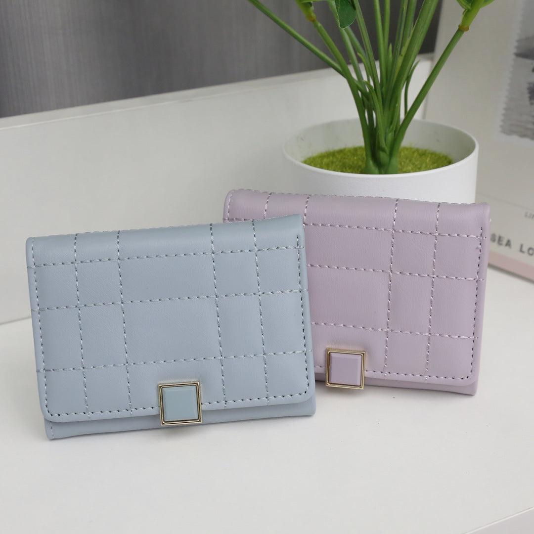 Short Cute Multi-Color Polyester Wallets for Women in the United States - Coin Purse Stylish Fun united states chf