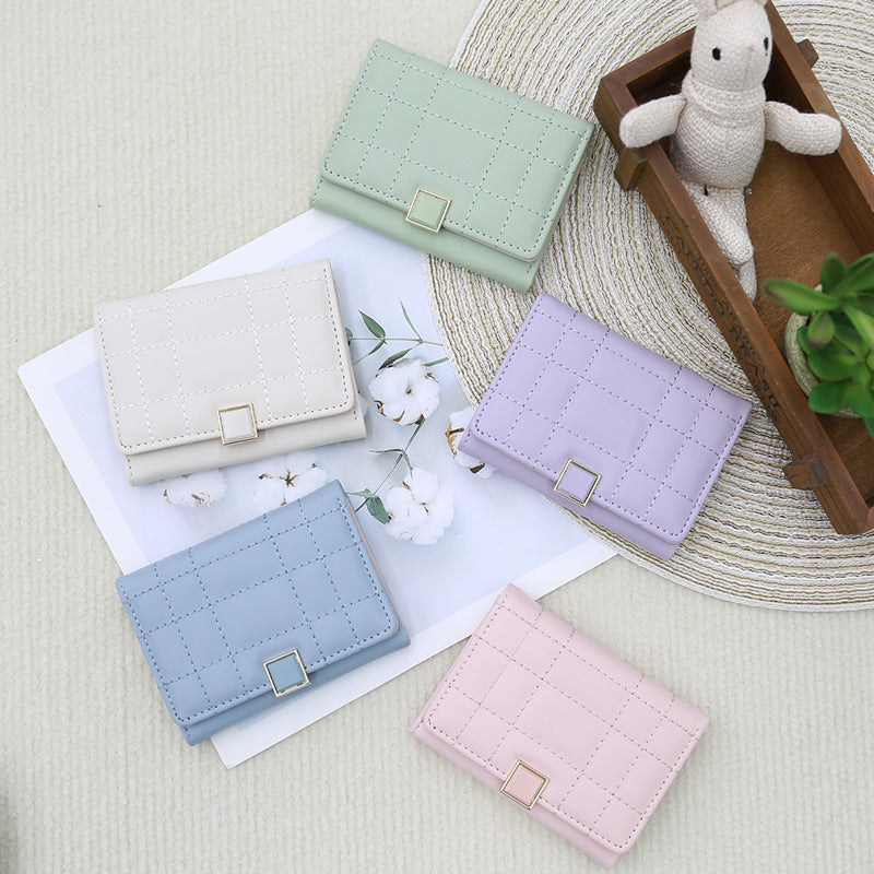 Short Cute Multi-Color Polyester Wallets for Women in the United States - Coin Purse Stylish Fun united states chf