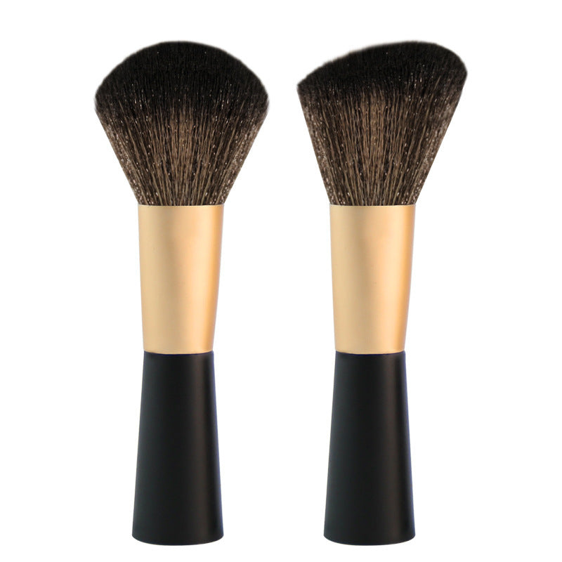 Short Handle Makeup Brush Set for Foundation and Blush Application - short handle makeup brush foundation sweep