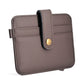 Short Leather Driving Case with Lock Suggests European Style and Universal Fit - ID Wallet for Stylish Chaos short