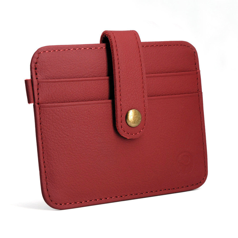 Short Leather Driving Case with Lock Suggests European Style and Universal Fit - ID Wallet for Stylish Chaos short