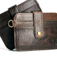 Short Leather Driving Case with Lock Suggests European Style and Universal Fit - ID Wallet for Stylish Chaos short