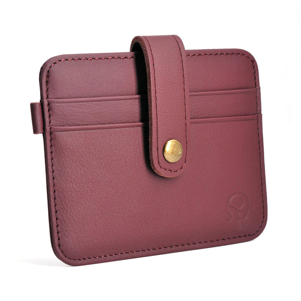 Short Leather Driving Case with Lock Suggests European Style and Universal Fit - ID Wallet for Stylish Chaos short