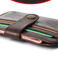 Short Leather Driving Case with Lock Suggests European Style and Universal Fit - ID Wallet for Stylish Chaos short