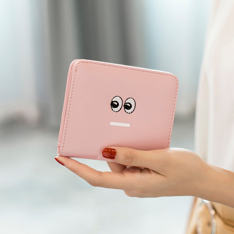 Short Style PU Leather Wallet with Card and Money Clips for the United States - Purse That Holds Your Clip Dreams