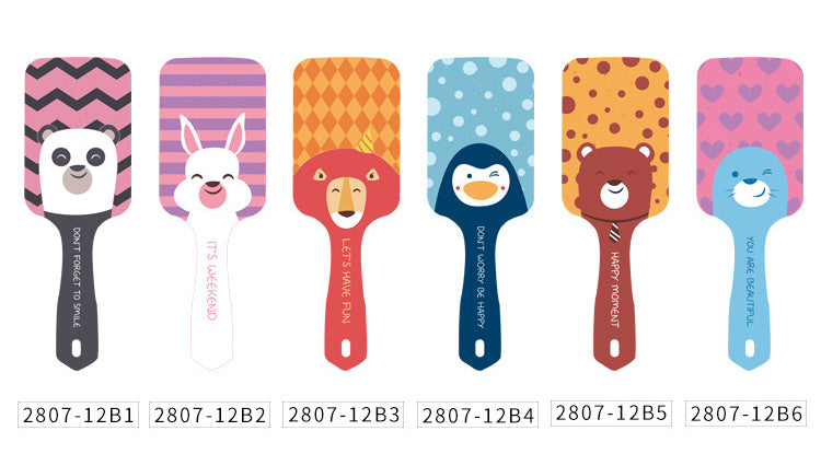 Shunfa Comb Cartoon Print Plate Airbag for Hair Massage and Styling - Teleplus shunfa comb cartoon printing plate airbag