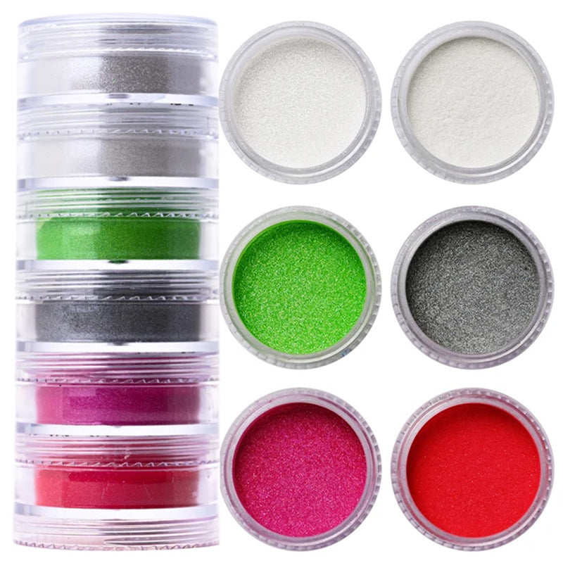 Siamese Pearl Powder and Fluorescent Crystal Glitter Assortment - Teleplus siamese pearl powder glitter fluorescent