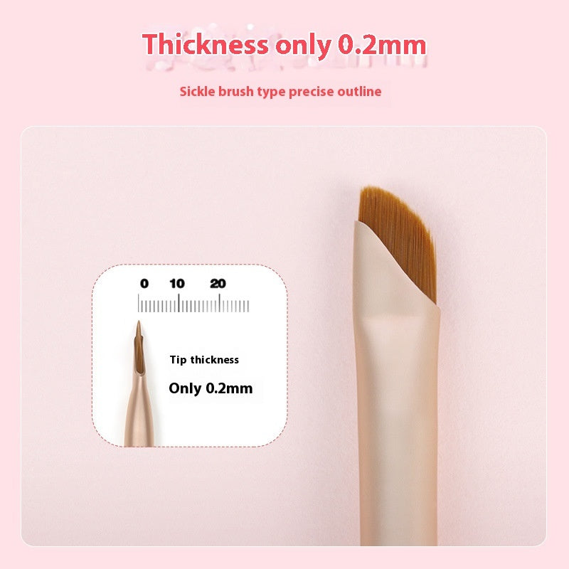 Sickle Eyeliner Brush Soft Eye Blooming Blush Makeup Tool - sickle eyeliner brush soft eye blooming blush