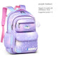 Side Opening Cute Relieve Pressure Children’s Backpack - Cute Starry Sky Backpacks in Gradually Varied Pink