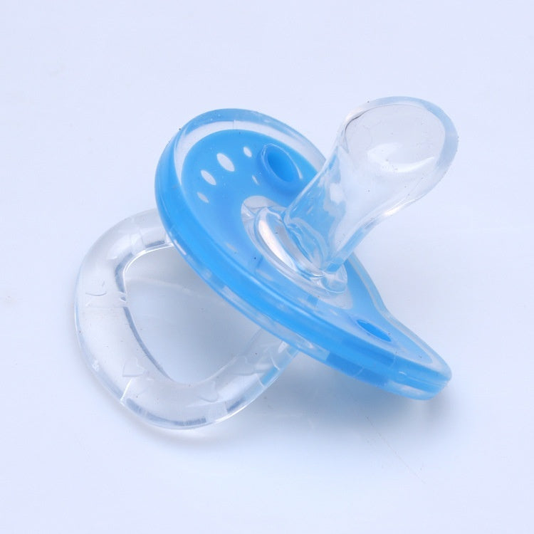Silica Gel Pacifier for Babies Soft Edible Silicone Non-slip Handle - Heartfelt Comfort with Our silica gel pacifier