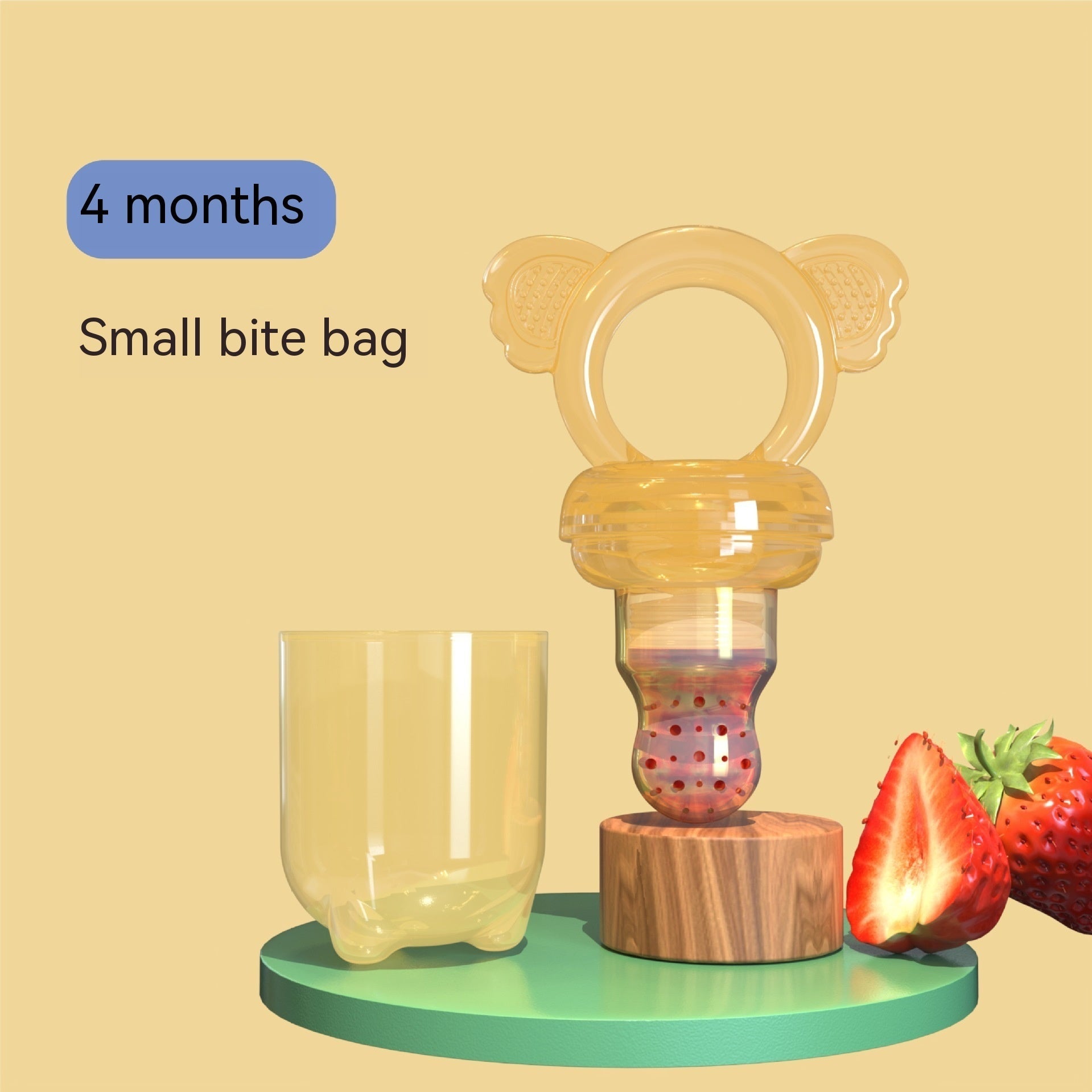 Silicone Baby Teething Toy for Ages Over 6 Months Suitable United States Market - Chew Stick Tiny Teeth Adventures