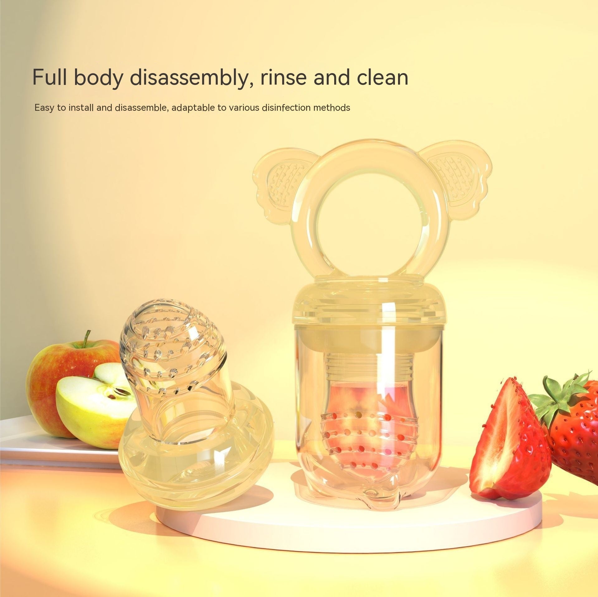 Silicone Baby Teething Toy for Ages Over 6 Months Suitable United States Market - Chew Stick Tiny Teeth Adventures