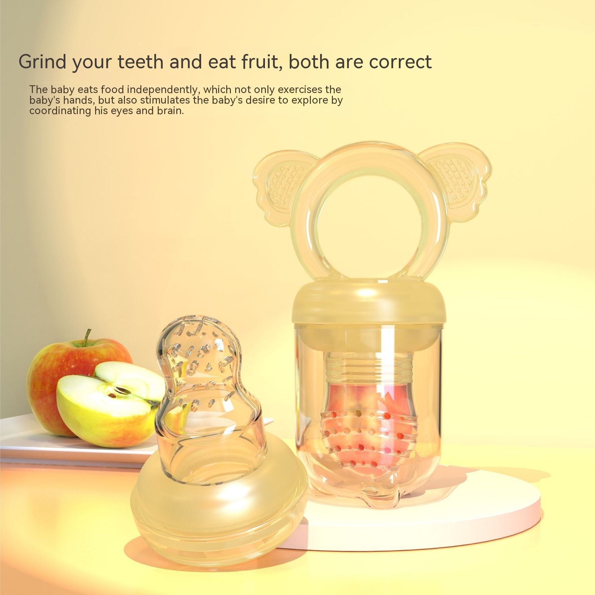 Silicone Baby Teething Toy for Ages Over 6 Months Suitable United States Market - Chew Stick Tiny Teeth Adventures