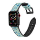 Silicone Bra Leather Watch Strap - Silicone Bra Leather Watch Strap for Apple Watch