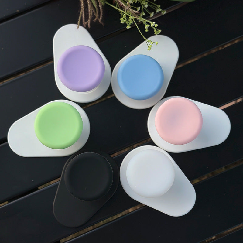 Silicone Cup Cover and Phone Airbag Bracket Set with Colorful Support - Teleplus silicone cup cover mobile phone airbag