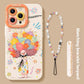 Silicone Cute Graffiti Girl Flower Protective Phone Case for the United States - Teleplus united states chf silicone
