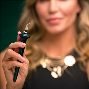 Silicone Eyeliner Tool Waterproof Non-Slip Black and Green 18 cm - Ditch the Smudge with Our silicone eyeliner tool