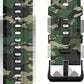 Silicone Flat Direct Smart Watch Strap in Black and Army Green - silicone flat direct mouth smart watch strap