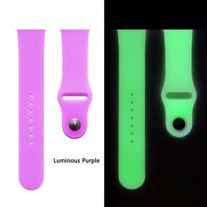 Silicone fluorescent strap Pure color luminous - silicone pure