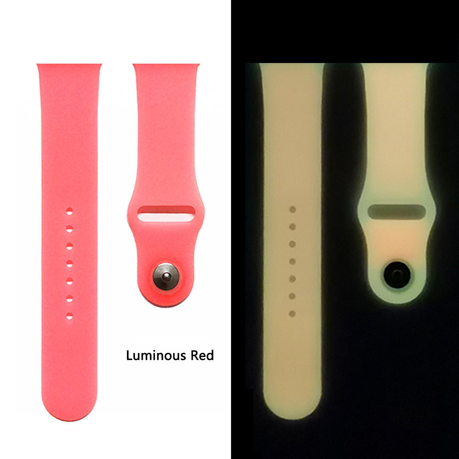 Silicone fluorescent strap Pure color luminous - silicone pure
